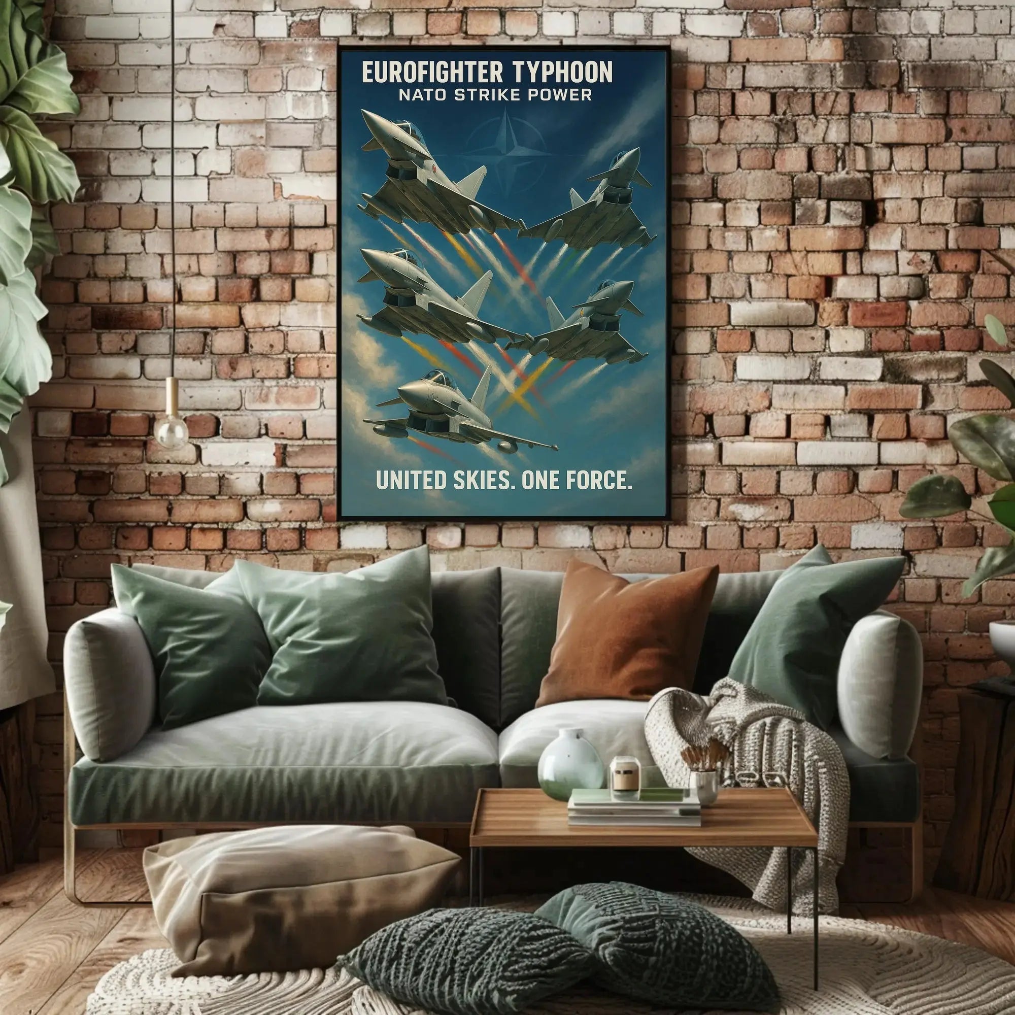 Eurofighter Typhoon NATO Strike Power Poster PosterGoat