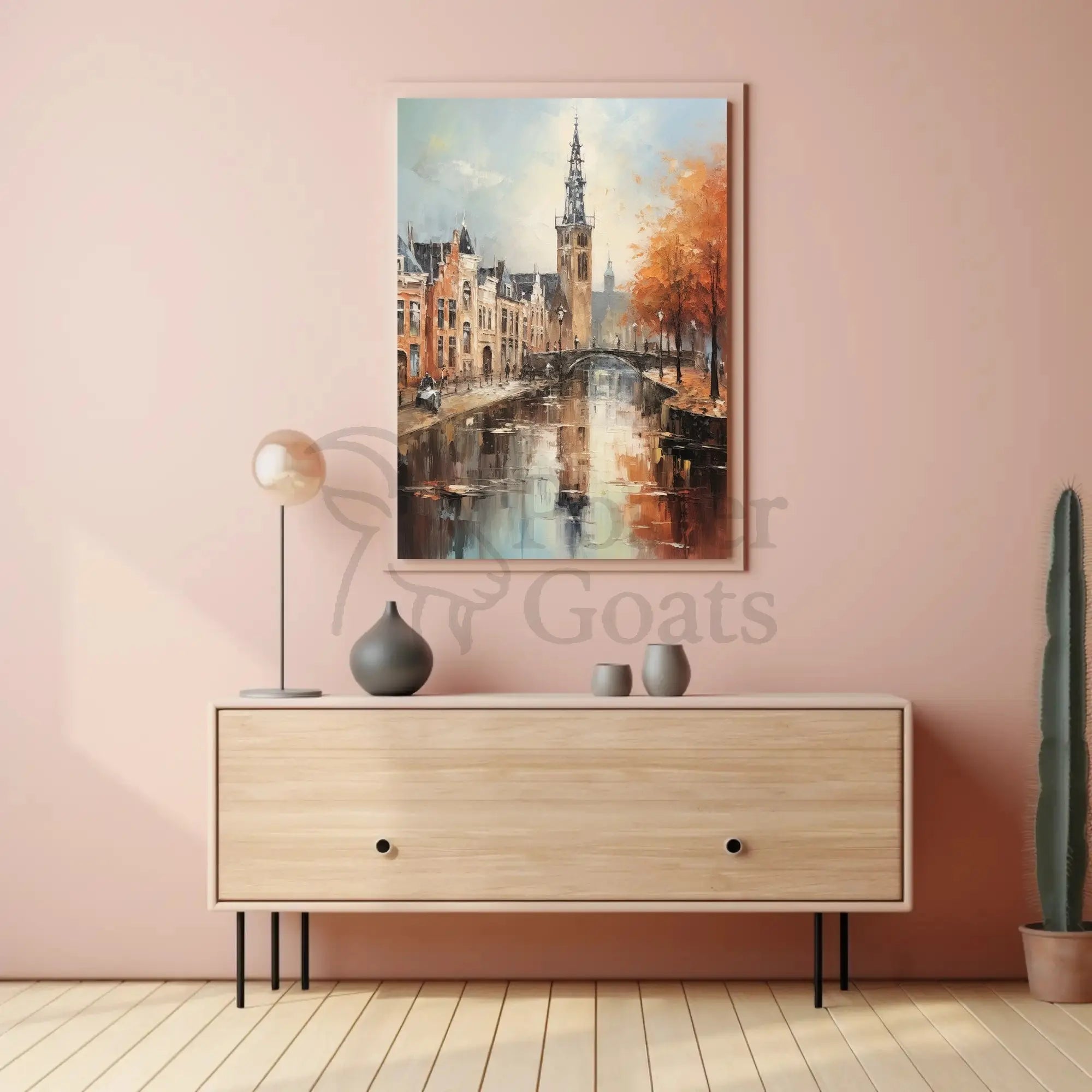 European City Scenic Travel Poster Artwork PosterGoat