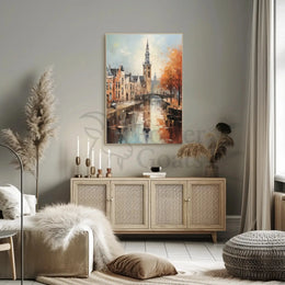 European City Scenic Travel Poster Artwork PosterGoat