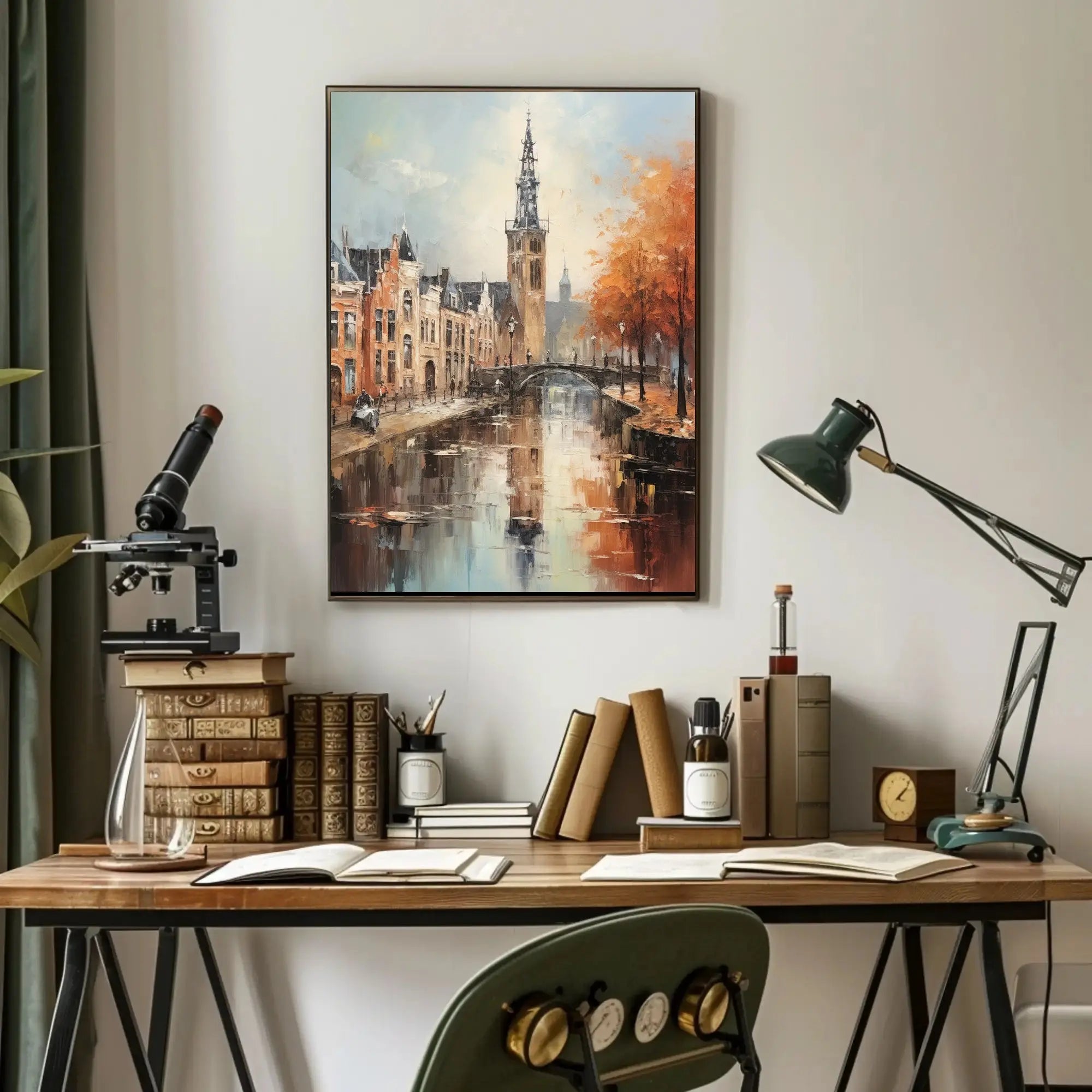 European City Scenic Travel Poster Artwork PosterGoat