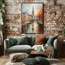 European City Scenic Travel Poster Artwork PosterGoat
