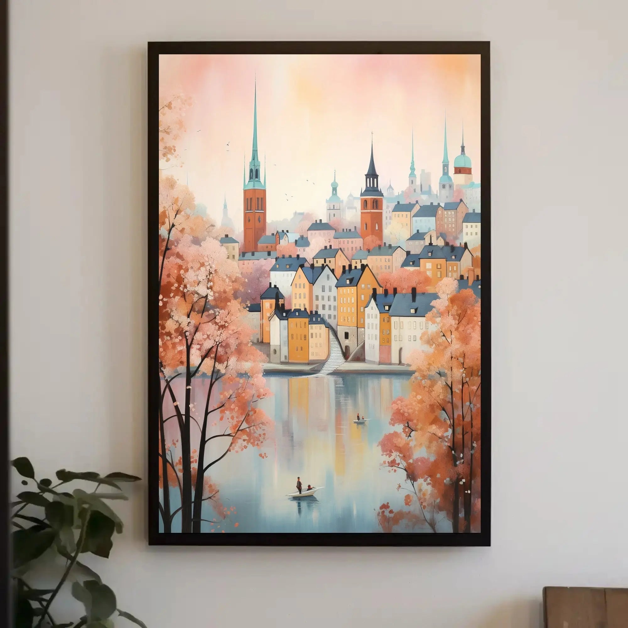 European Cityscape Tranquil Scene Cultural Heritage Poster PosterGoat