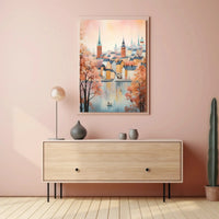 European Cityscape Tranquil Scene Cultural Heritage Poster PosterGoat