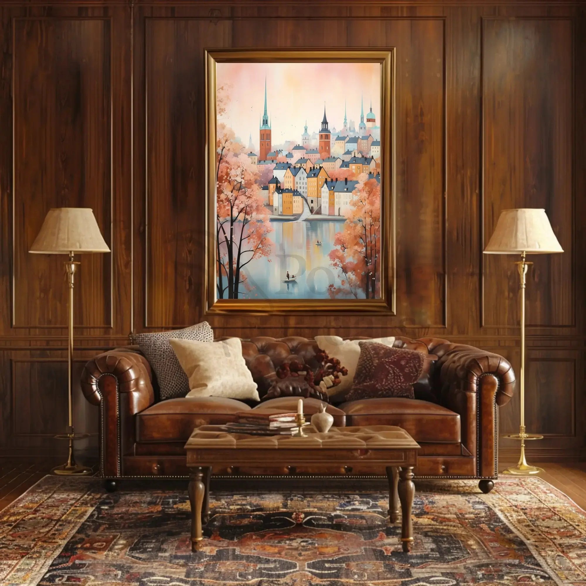 European Cityscape Tranquil Scene Cultural Heritage Poster PosterGoat