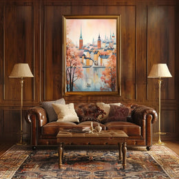 European Cityscape Tranquil Scene Cultural Heritage Poster PosterGoat