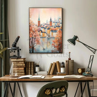 European Cityscape Tranquil Scene Cultural Heritage Poster PosterGoat