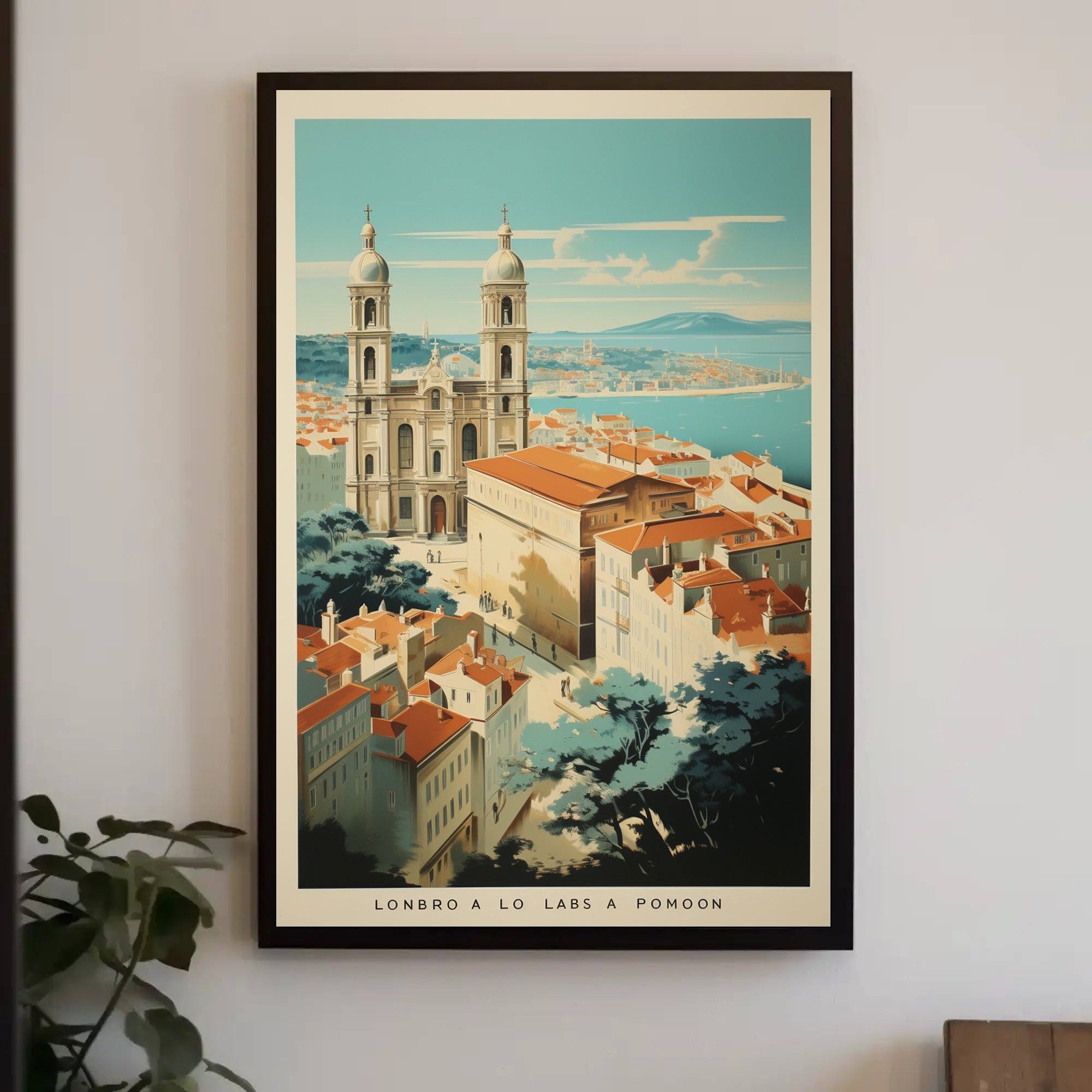 European Cityscape Vintage Charm Travel Poster PosterGoat