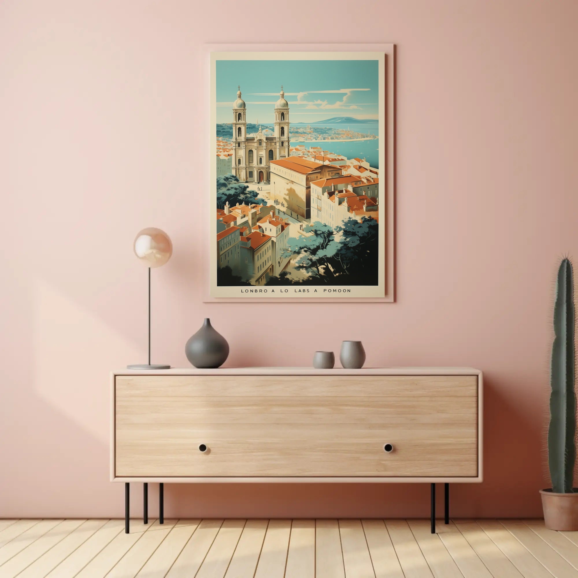 European Cityscape Vintage Charm Travel Poster PosterGoat
