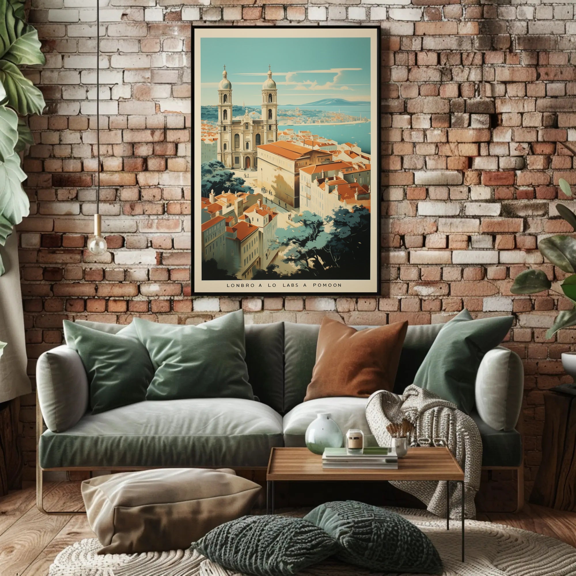 European Cityscape Vintage Charm Travel Poster PosterGoat