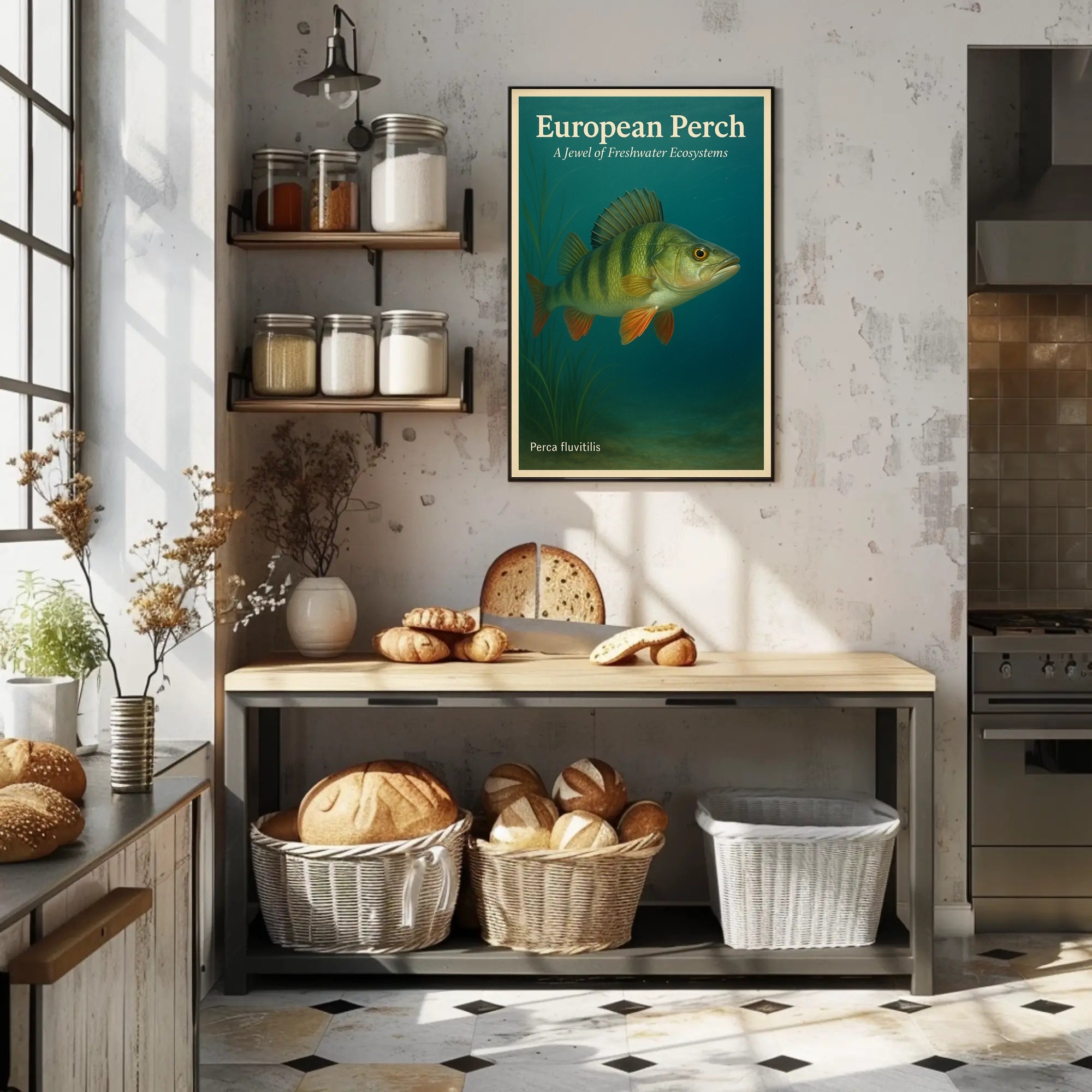 European Perch Wall Art A Jewel of Ecosystems PosterGoat