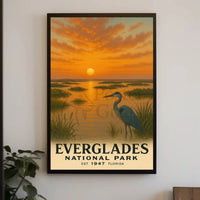 Everglades Vintage Art Print National Park Poster PosterGoat