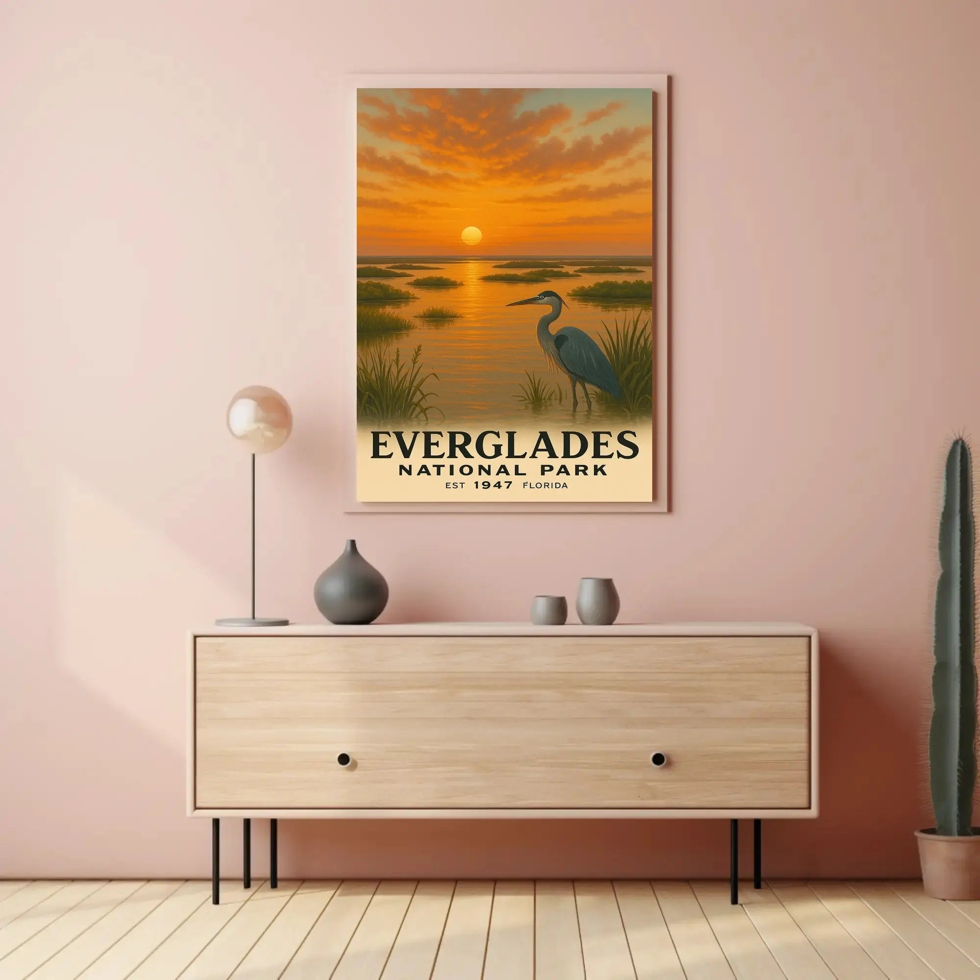Everglades Vintage Art Print National Park Poster PosterGoat