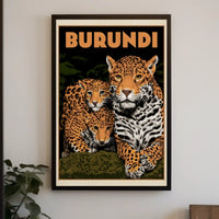 Exotic African Wildlife Travel Poster PosterGoat