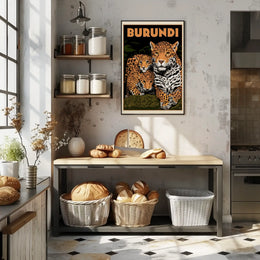 Exotic African Wildlife Travel Poster PosterGoat
