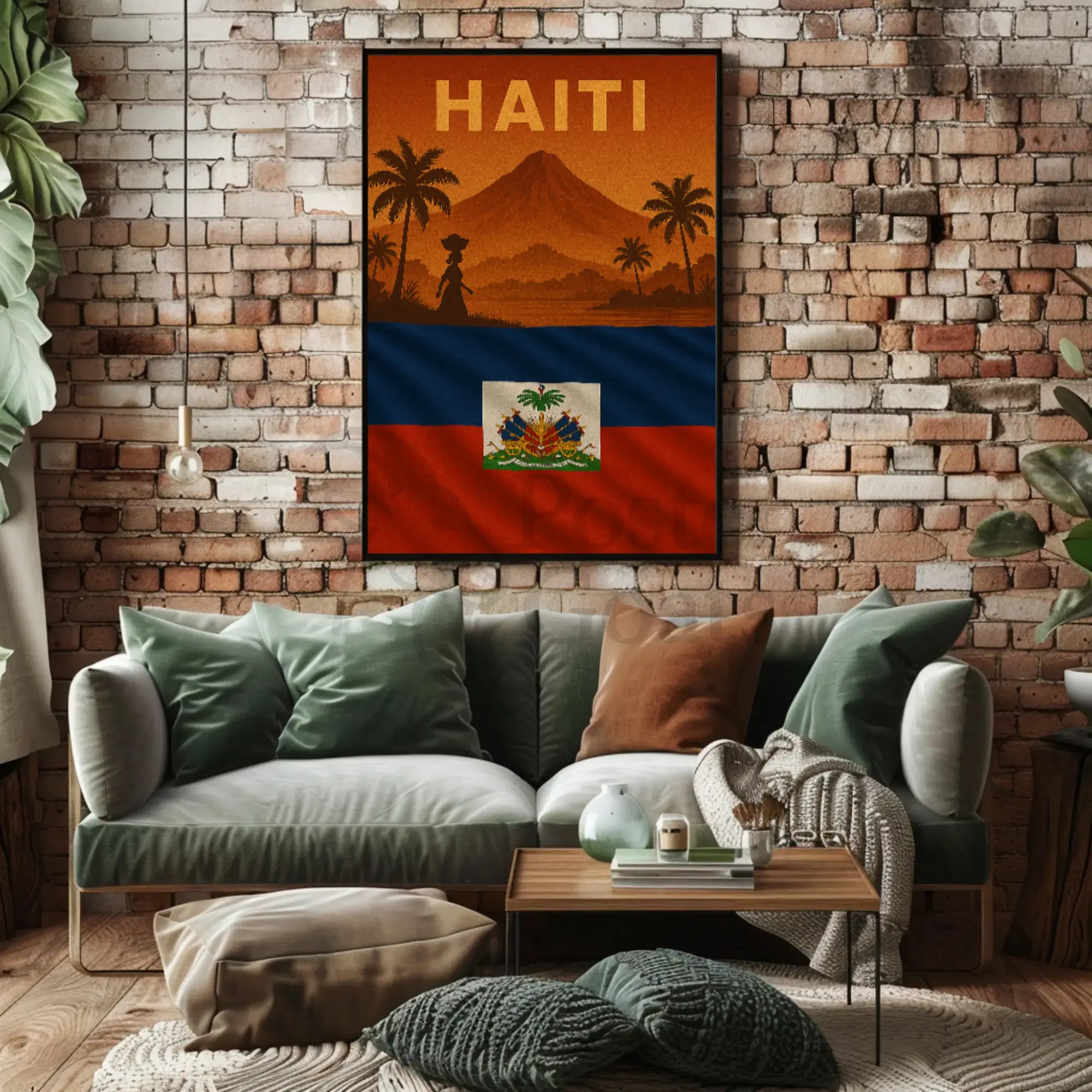 Exotic Caribbean Pride Haiti Travel Poster PosterGoat