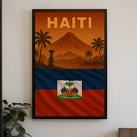 Exotic Caribbean Pride Haiti Travel Poster PosterGoat