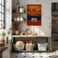 Exotic Caribbean Pride Haiti Travel Poster PosterGoat