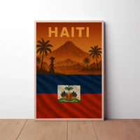 Exotic Caribbean Pride Haiti Travel Poster PosterGoat