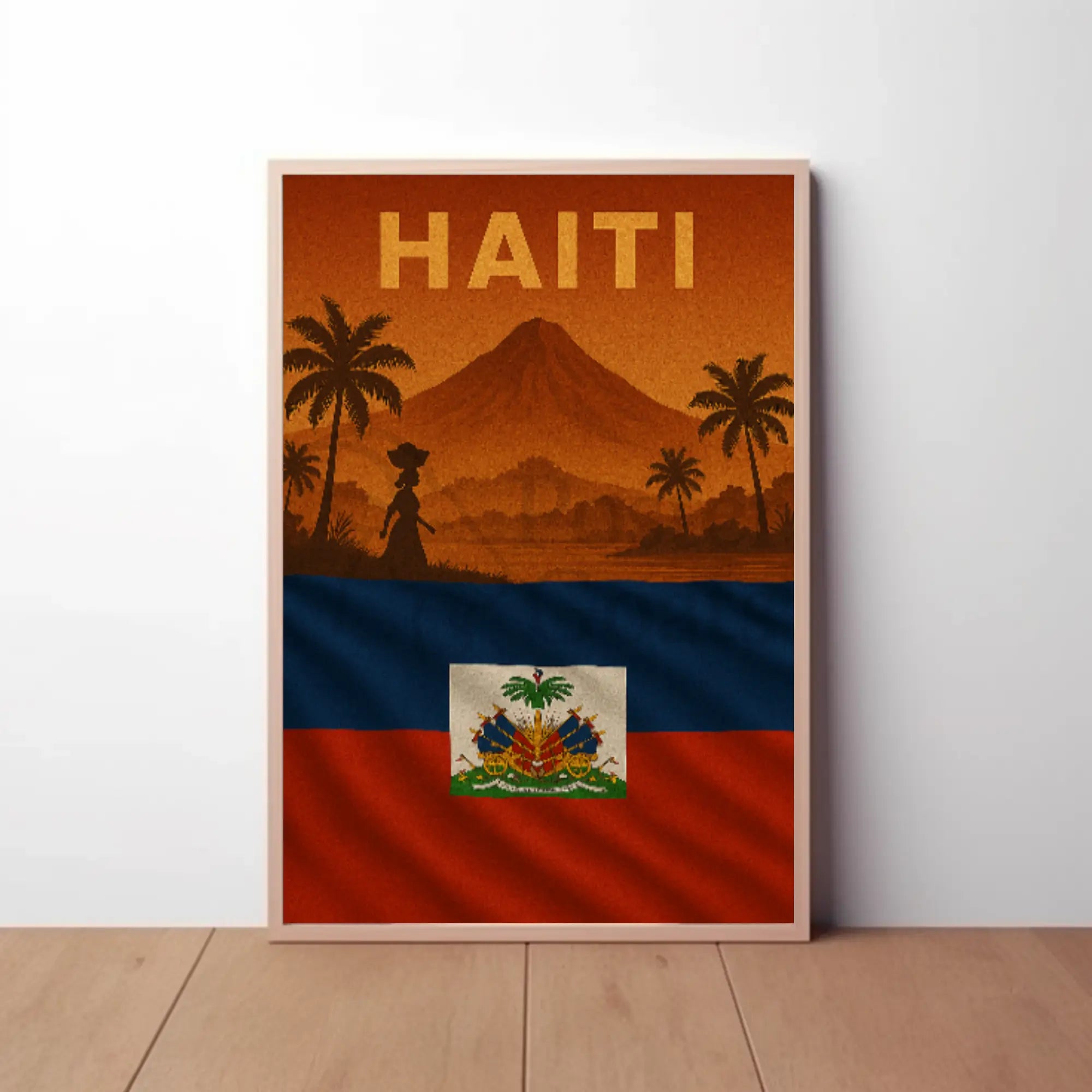 Exotic Caribbean Pride Haiti Travel Poster PosterGoat