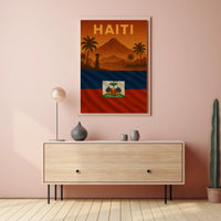 Exotic Caribbean Pride Haiti Travel Poster PosterGoat