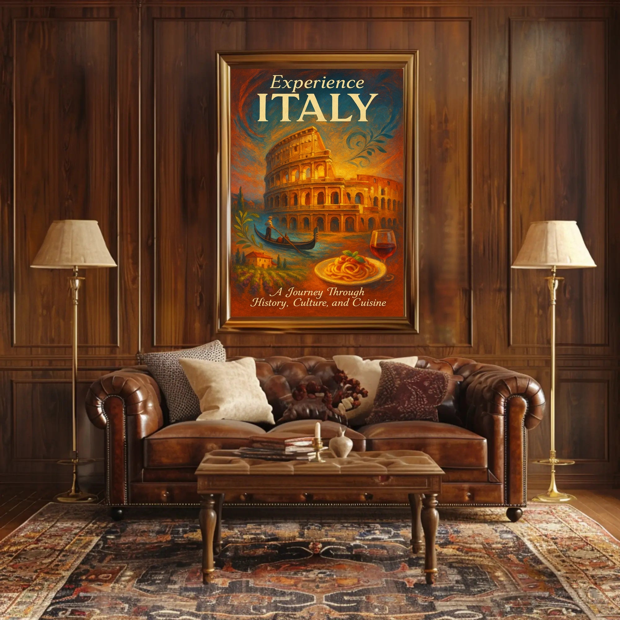 Experience Italy Wall Art Print Decor PosterGoat