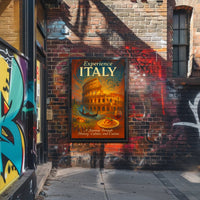 Experience Italy Wall Art Print Decor PosterGoat