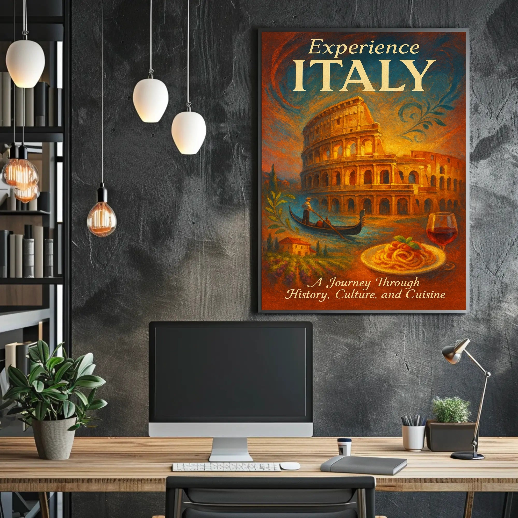 Experience Italy Wall Art Print Decor PosterGoat
