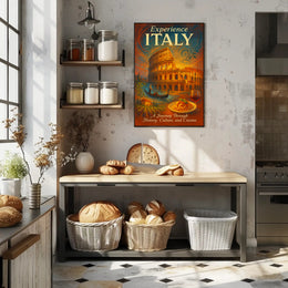 Experience Italy Wall Art Print Decor PosterGoat