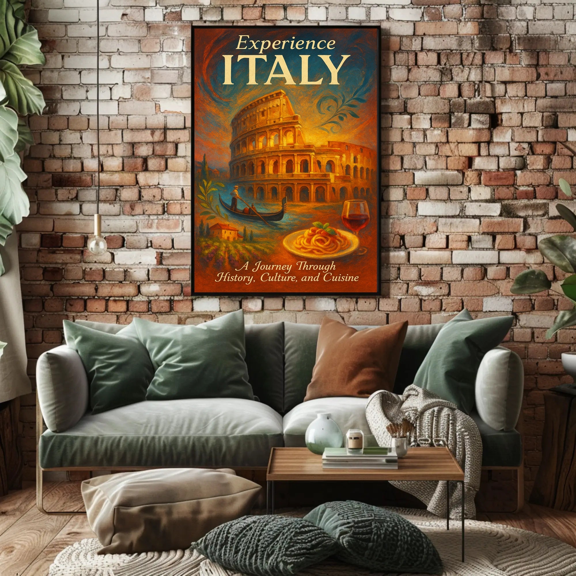 Experience Italy Wall Art Print Decor PosterGoat