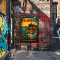 Experience Puerto Rico Vintage Travel Poster PosterGoat