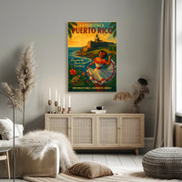 Experience Puerto Rico Vintage Travel Poster PosterGoat