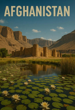 Explore Afghanistan's Beauty: Vintage Travel and Heritage Poster PosterGoat