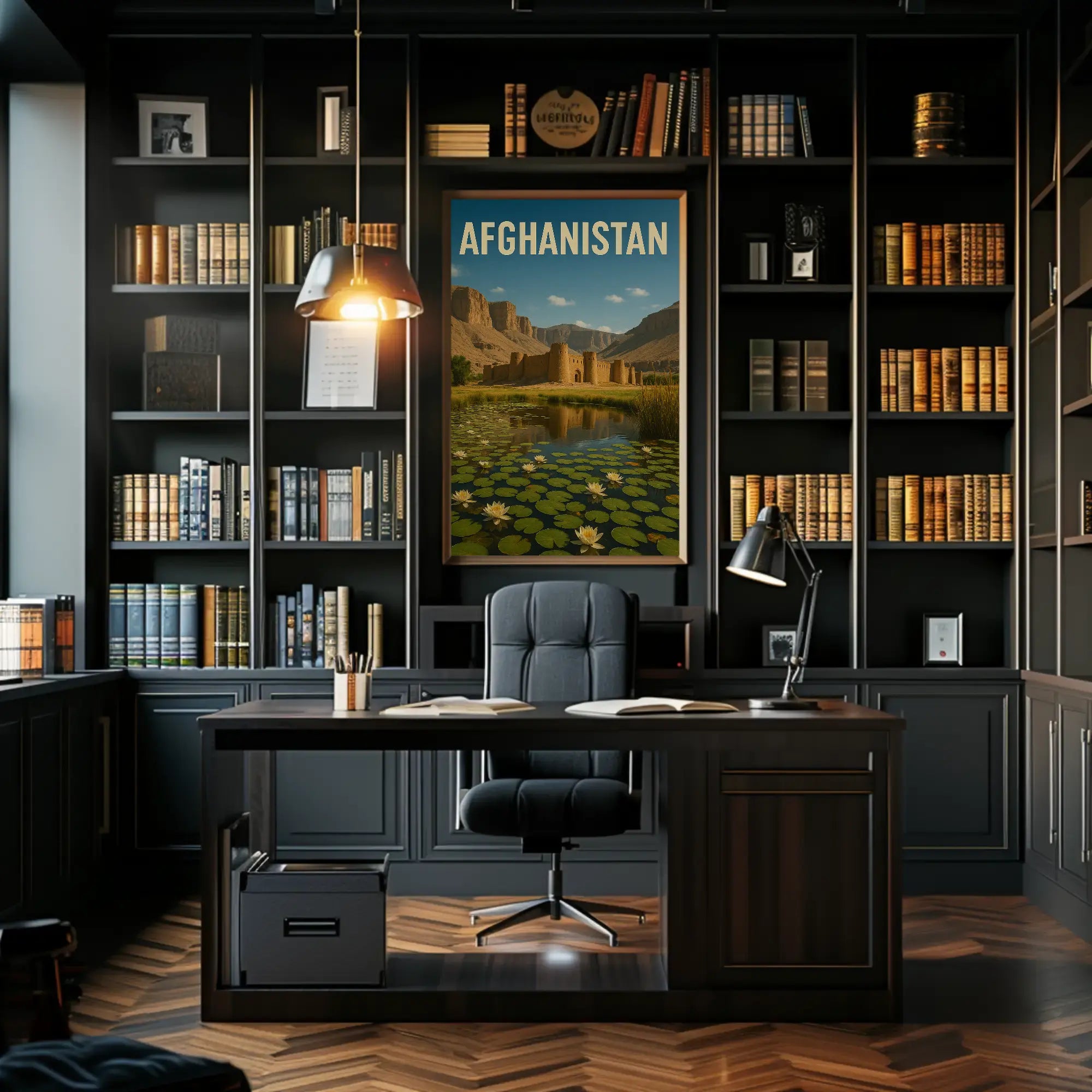 Explore Afghanistan's Beauty: Vintage Travel and Heritage Poster PosterGoat