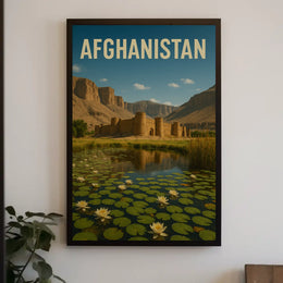 Explore Afghanistan's Beauty: Vintage Travel and Heritage Poster PosterGoat