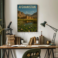 Explore Afghanistan's Beauty: Vintage Travel and Heritage Poster PosterGoat
