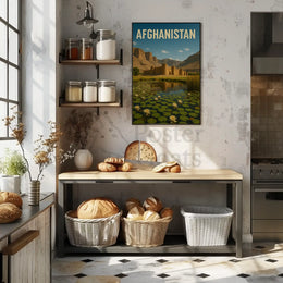 Explore Afghanistan's Beauty: Vintage Travel and Heritage Poster PosterGoat