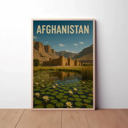 Explore Afghanistan's Beauty: Vintage Travel and Heritage Poster PosterGoat