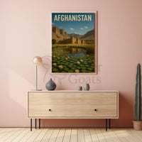 Explore Afghanistan's Beauty: Vintage Travel and Heritage Poster PosterGoat