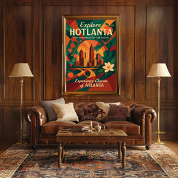 Explore Hotlanta Poster PosterGoat