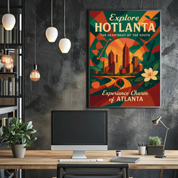 Explore Hotlanta Poster PosterGoat