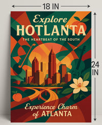 Explore Hotlanta Poster PosterGoat