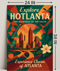 Explore Hotlanta Poster PosterGoat