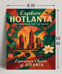 Explore Hotlanta Poster PosterGoat
