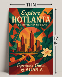 Explore Hotlanta Poster PosterGoat