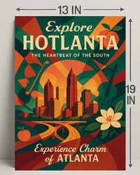 Explore Hotlanta Poster PosterGoat