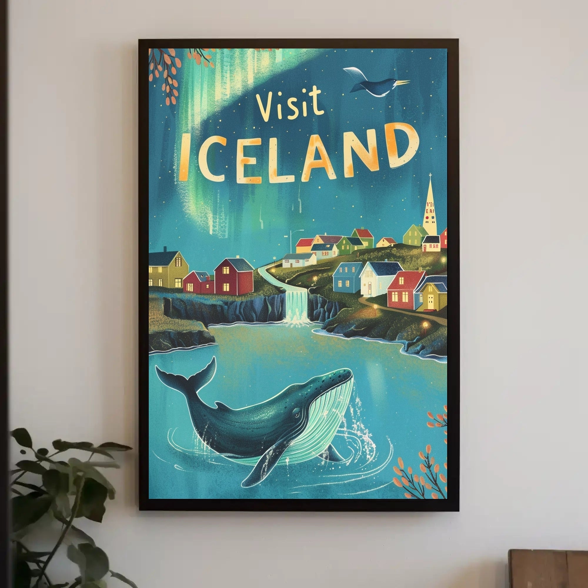 Explore Iceland's Beauty: Travel Poster PosterGoat