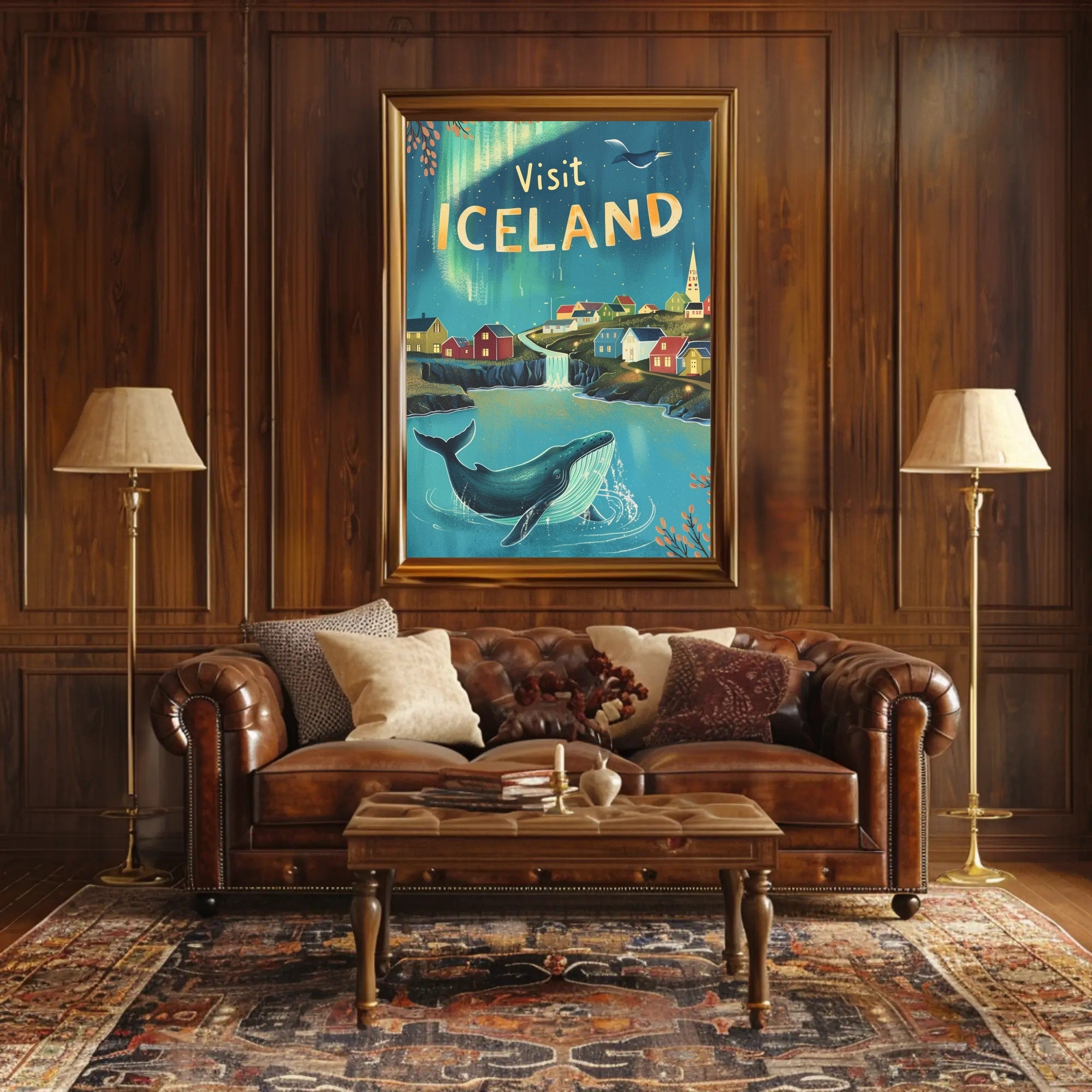 Explore Iceland's Beauty: Travel Poster PosterGoat