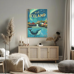 Explore Iceland's Beauty: Travel Poster PosterGoat