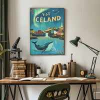 Explore Iceland's Beauty: Travel Poster PosterGoat
