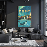Explore Iceland's Beauty: Travel Poster PosterGoat